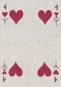 cartomancy 4 of hearts